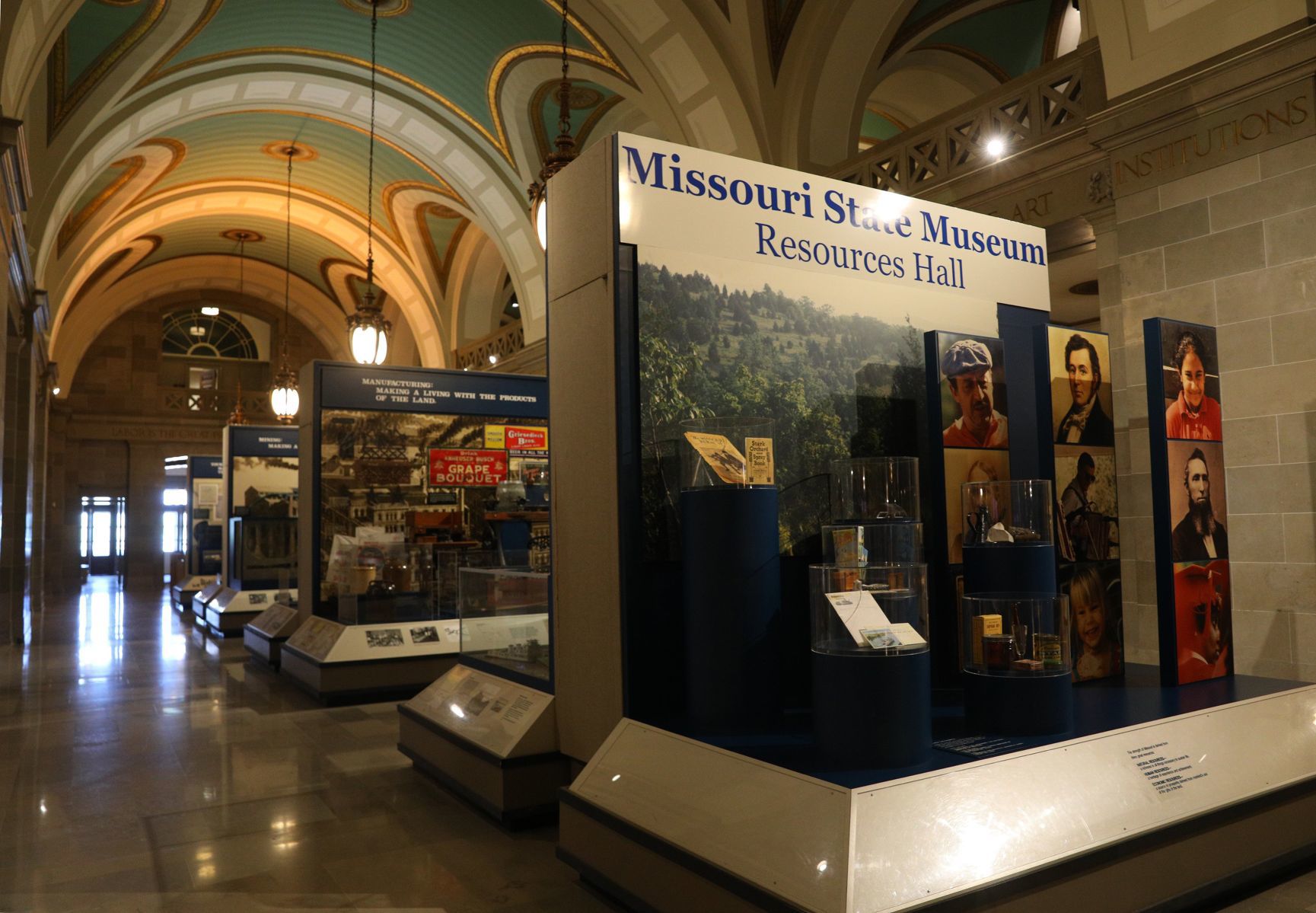 The Missouri capitol is its own museum of art